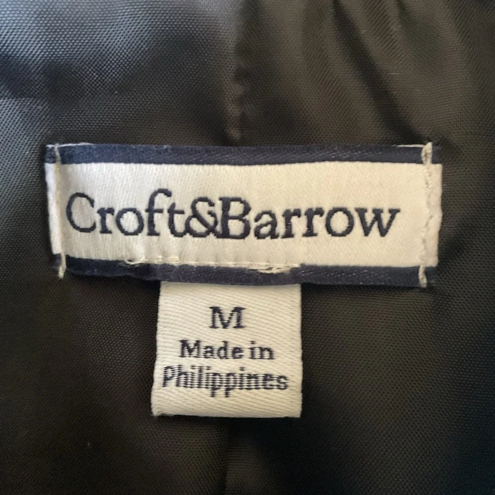 Croft & Barrow Textured Button Front Jacket – Size Medium - Picture 6 of 7